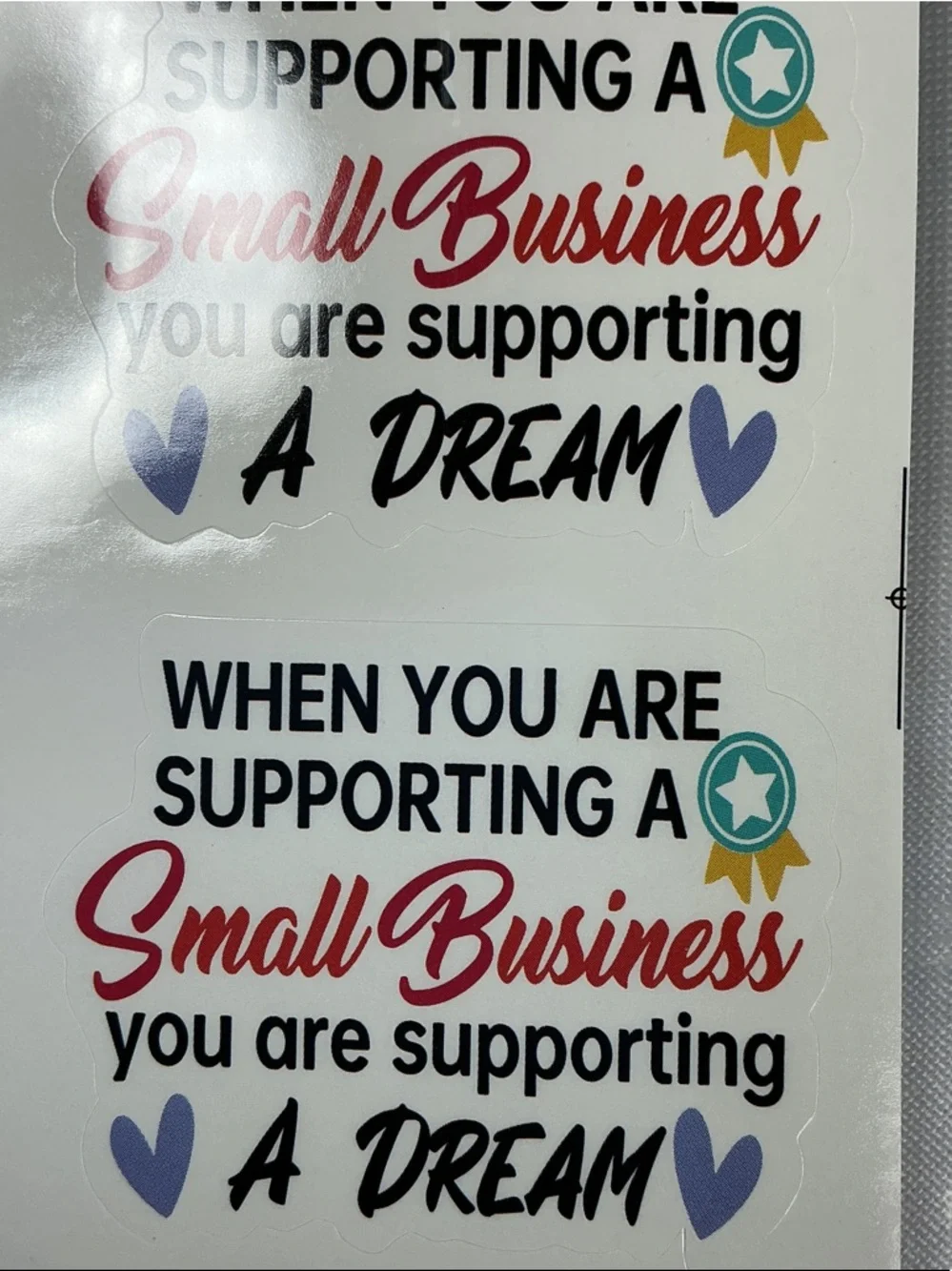 ★ 30 Small Business Support Stickers | You Are Supporting A Dream Labels